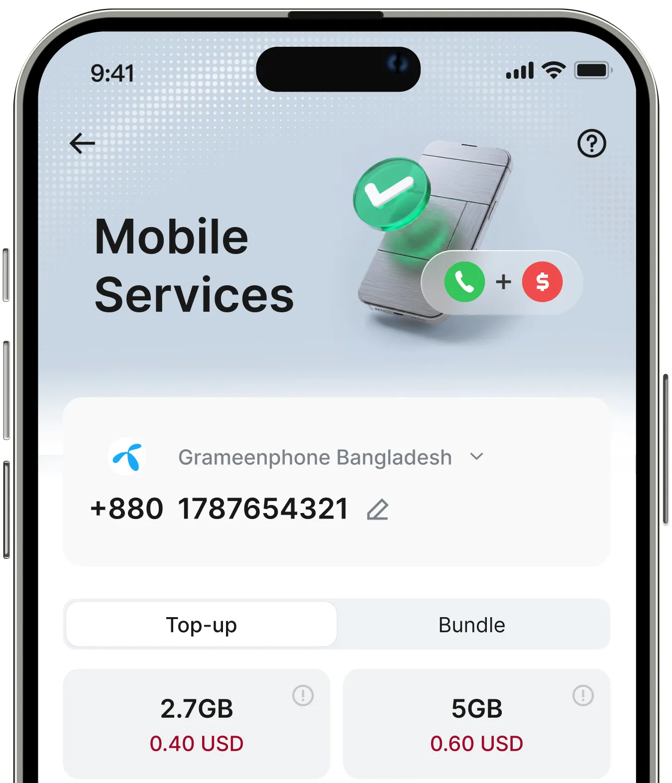 Mobile Top-up