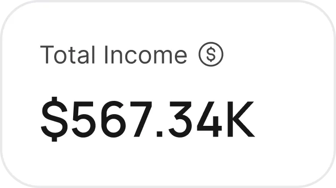 Total Income $567.34K
